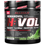 ALLMAX Nutrition, H:VOL, Nitric Oxide Pre-Workout + Vascular Blood Volumizer, Green Apple Martini, 10.1 oz (285 g)