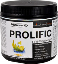 PEScience Prolific Pre-Workout Sunrise - 20 Servings