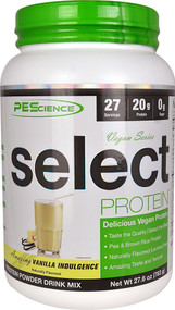 PEScience Select Vegan Protein Vanilla Indulgence -- 27 Servings
