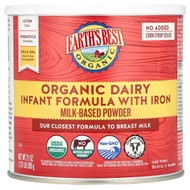 <img alt="Earths Best, Organic Dairy Infant Formula with Iron, Birth to 12 Months, 21 oz (595 g)" title="Earths Best, Organic Dairy Infant Formula with Iron, Birth to 12 Months, 21 oz (595 g),023923100442"