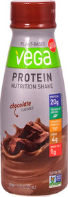Vega Protein Nutrition Shake Chocolate -- 12 Bottles