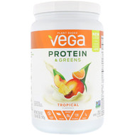 Vega Protein & Greens Tropical -- 19 Servings