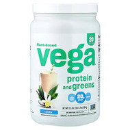 <img alt="Vega, Plant-Based Protein and Greens, Vanilla, 1 lb 5.7 oz (614 g)" title="Vega, Plant-Based Protein and Greens, Vanilla, 1 lb 5.7 oz (614 g),838766006413"