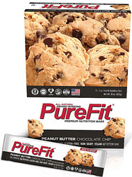 Pure Fit Bars, Premium Nutrition Bars, Peanut Butter Chocolate Chip, 15 Bars, 2 oz (57 g) Each