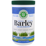 Green Foods Corporation, Organic And Raw Grass Powder, 16.9 oz (480 g)