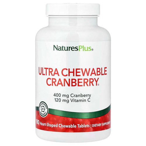 <img alt="NaturesPlus, Ultra Chewable Cranberry, 180 Heart-Shaped Chewables Tablets" title="NaturesPlus, Ultra Chewable Cranberry, 180 Heart-Shaped Chewables Tablets,097467039575"