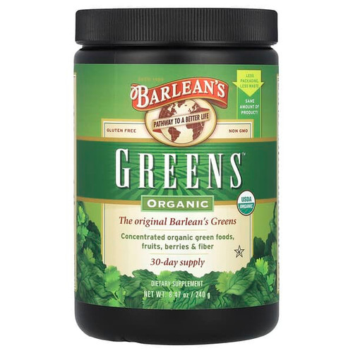 <img alt="Barleans, Organic Greens, 8.47 oz (240 g)" title="Barleans, Organic Greens, 8.47 oz (240 g),705875300025"
