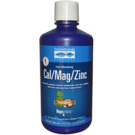 Trace Minerals Research Liquid Cal-Mag-Zinc Pina Colada -- 32 fl oz