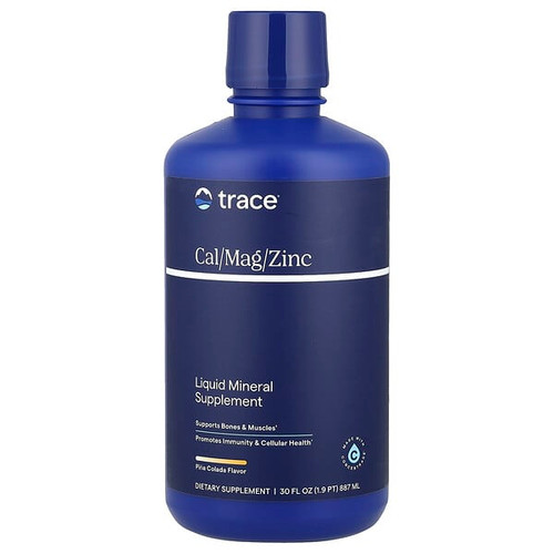 <img alt="Trace, Liquid Cal-Mag-Zinc, Piña Colada, 30 fl oz (887 ml)" title="Trace, Liquid Cal-Mag-Zinc, Piña Colada, 30 fl oz (887 ml),878941000447"