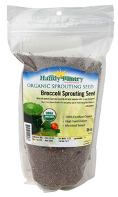 Handy Pantry Organic Broccoli Sprouting Seed -- 16 oz