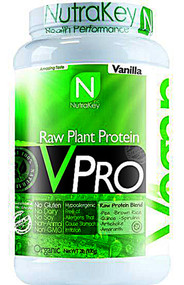 NutraKey VPRO Raw Plant Protein Vanilla Cookies -- 2 lbs