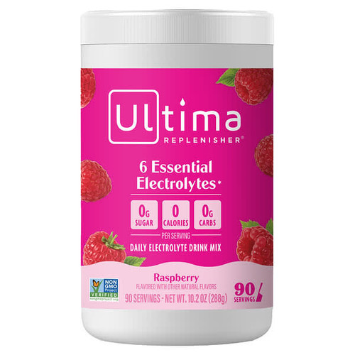 <img alt="Ultima Replenisher, Electrolyte Mix, Raspberry, 10.2 oz (288 g)" title="Ultima Replenisher, Electrolyte Mix, Raspberry, 10.2 oz (288 g),853218000337"