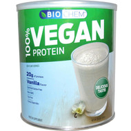 Biochem, 100% Vegan Protein, Vanilla Flavor, 1.42 lbs (648 g)