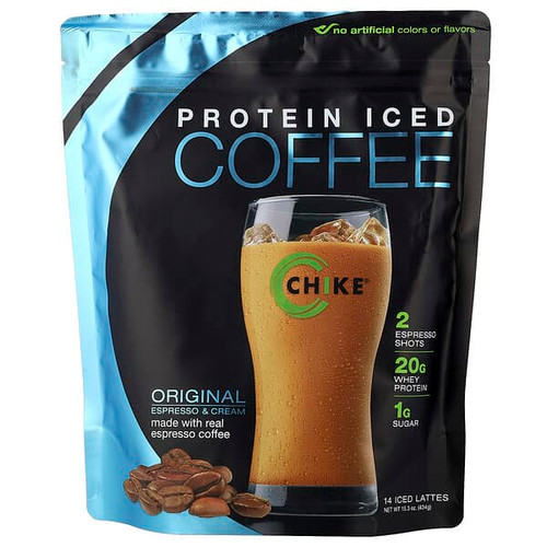 <img alt="Chike Nutrition, Protein Iced Coffee, Original, 15.3 oz (434 g)" title="Chike Nutrition, Protein Iced Coffee, Original, 15.3 oz (434 g),185689000067"