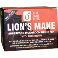 Four Sigmatic, Lions Mane, Mushroom Elixir Mix, 20 Packets, 0.1 oz (3 g) Each