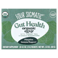 <img alt="Four Sigmatic, Gut Health Organic Elixir, With Turkey Tail & Chaga Mushrooms, Caffeine Free, 20 Packets, 0.1 oz (3 g) Each" title="Four Sigmatic, Gut Health Organic Elixir, With Turkey Tail & Chaga Mushrooms, Caffeine Free, 20 Packets, 0.1 oz (3 g) Each,4897039310387"