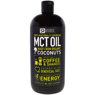 Sports Research, MCT Oil from Non-GMO Coconuts, Unflavored, 32 fl oz (946 ml)