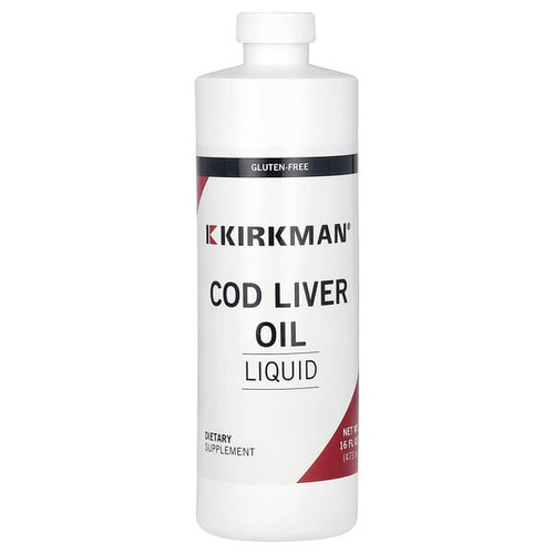 <img alt="Kirkman Labs, Cod Liver Oil Liquid, 16 fl oz (473 ml)" title="Kirkman Labs, Cod Liver Oil Liquid, 16 fl oz (473 ml),812325020157"