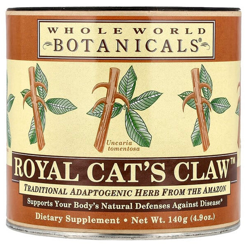 <img alt="Whole World Botanicals, Royal Cats Claw, 4.9 oz (140 g)" title="Whole World Botanicals, Royal Cats Claw, 4.9 oz (140 g),691195005903"