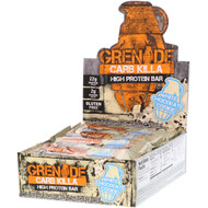 <img alt="Grenade, Carb Killa High Protein Bar, White Chocolate Cookie, 12 Bars, 2.12 oz (60 g) Each" title="Grenade, Carb Killa High Protein Bar, White Chocolate Cookie, 12 Bars, 2.12 oz (60 g) Each,847534002755"