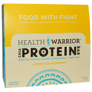 Health Warrior, Superfood Protein Bar, Lemon Goldenberry, 12 Bars, 50 g Each