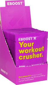 EBoost POW Pre-Workout Superenhancer Berry Melon Fizz - 15 Packets