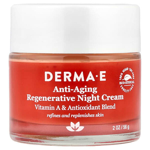 <img alt="DERMA E, Anti-Aging Regenerative Night Cream, 2 oz (56 g)" title="DERMA E, Anti-Aging Regenerative Night Cream, 2 oz (56 g),030985021004"