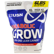 USN, Anabolic Grow, Cinnamon Bun, 6 lbs (2.73