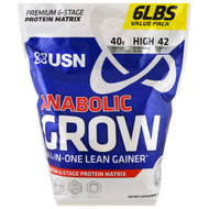 USN, Anabolic Grow, Chocolate, 6 lbs (2.73