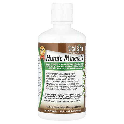 <img alt="Vital Earth Minerals, Humic Minerals, 32 fl oz (946 ml)" title="Vital Earth Minerals, Humic Minerals, 32 fl oz (946 ml),855748000009"