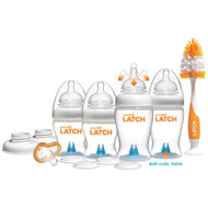 Munchkin, Latch, Newborn Bottle Gift Set, 12 Piece Kit, 2 4 oz/120 ml & 2 8 oz/240 ml Bottles