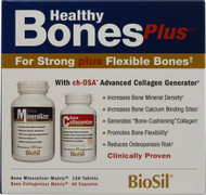 BioSil by Natural Factors, Healthy Bones Plus, Two-Part Program