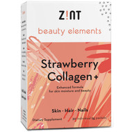 Zint Beauty Elements Collagen + Enhanced Formula Strawberry -- 30 Packets