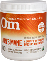 Organic Mushroom Nutrition, Lions Mane, Mushroom Powder, 7.14 oz (200 g)