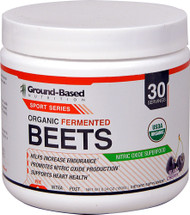 Ground-Based Nutrition Organic Fermented Beets Black Cherry -- 30 Servings
