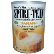 Natures Plus Spiru-Tein High Protein Energy Meal Banana -- 2.4 lbs