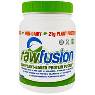 San Rawfusion Plant Base Protein Fusion Vanilla Bean -- 30 Servings