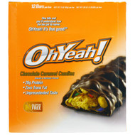 Oh Yeah!, Protein Bars, Chocolate Caramel Candies, 12 Bars, 3 oz (85 g) Each