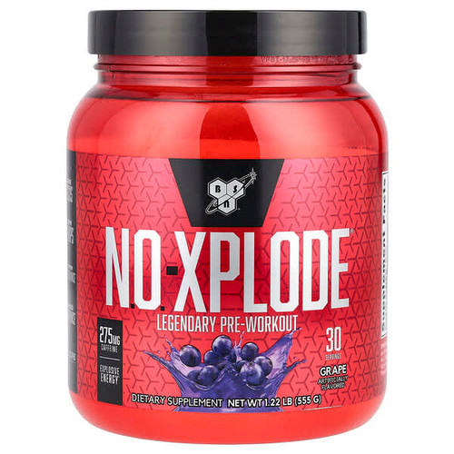<img alt="BSN, N.O.-XPLODE, Legendary Pre-Workout, Grape, 1.22 lbs (555 g)" title="BSN, N.O.-XPLODE, Legendary Pre-Workout, Grape, 1.22 lbs (555 g),834266001606"