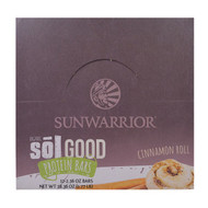 Sunwarrior, Organic Sol Good Protein Bars, Cinnamon Roll, 12 Bars, 2.36 oz (67 g) Each