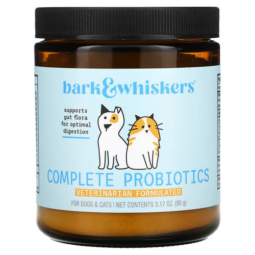 <img alt="Dr. Mercola, Bark & Whiskers, Complete Probiotics, For Cats & Dogs, 3.17 oz (90 g)" title="Dr. Mercola, Bark & Whiskers, Complete Probiotics, For Cats & Dogs, 3.17 oz (90 g),813006010313"