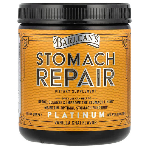<img alt="Barleans, Stomach Repair, Vanilla Chai , 6.35 oz (180 g)" title="Barleans, Stomach Repair, Vanilla Chai , 6.35 oz (180 g),705875800761"