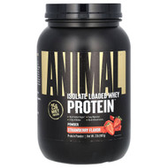 <img alt="Animal, Isolate Loaded Whey Protein Powder, Strawberry, 2 lb (907 g)" title="Animal, Isolate Loaded Whey Protein Powder, Strawberry, 2 lb (907 g),039442031334"