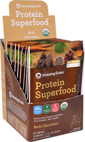 Amazing Grass Protein Superfood Rich Chocolate -- 10 Packets