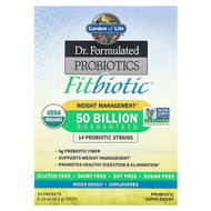 <img alt="Garden of Life, Dr. Formulated Probiotics, Fitbiotic, Unflavored, 50 Billion CFU, 20 Packets, 0.15 oz (4.2 g) Each" title="Garden of Life, Dr. Formulated Probiotics, Fitbiotic, Unflavored, 50 Billion CFU, 20 Packets, 0.15 oz (4.2 g) Each,658010118330"