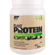 GAT, Plant Protein, All-Natural Protein Blend, Vanilla, 1.48 lbs (673 g)