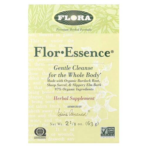 <img alt="Flora, Flor·Essence, Gentle Cleanse for the Whole Body, 2 1-8 oz (63 g)" title="Flora, Flor·Essence, Gentle Cleanse for the Whole Body, 2 1-8 oz (63 g),061998680902"