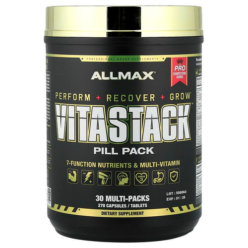 <img alt="ALLMAX, VITASTACK, Pill Pack, 30 Multi-Packs" title="ALLMAX, VITASTACK, Pill Pack, 30 Multi-Packs,665553200859"