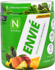 NutraKey Envie Greens Multivitamin Pineapple Mango -- 35 Servings