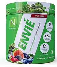 NutraKey Envie Greens Multivitamin Wild Berry -- 35 Servings